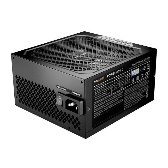 Fuente de Alimentación Be Quiet! BP006EU ATX 750 W RoHS CE 80 PLUS Platinum WEEE BSMI CB 12