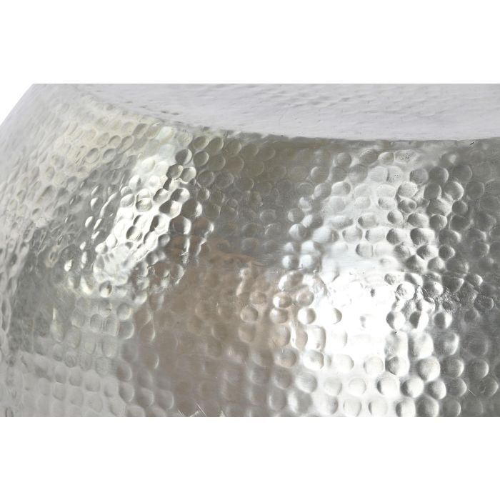 DKD Home Decor Mesa Centro Moderno 60 x 30 x 60 cm Aluminio Plateado 2
