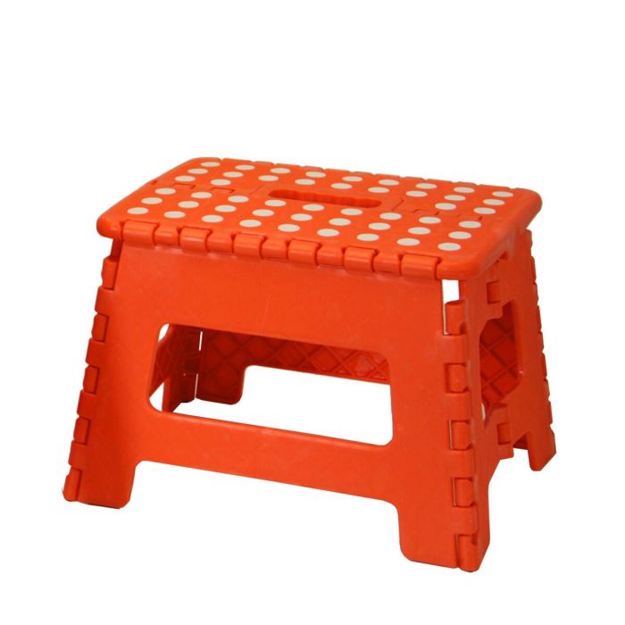 Taburete Plegable Alexandra House Living Naranja 32 x 22 x 25 cm 1