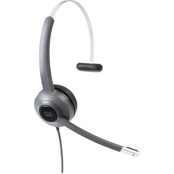 Cisco 521 Headset Alámbrico Monoaural 3.5mm/USB para Oficina/Centro de Llamadas - Diadema Negro/Gris
