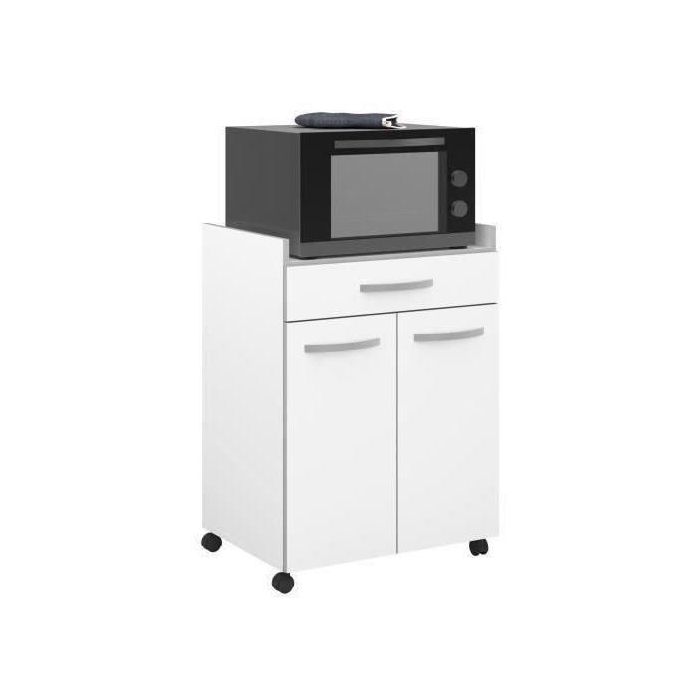 HARMONY Carrito de cocina L 60cm - Blanco mate 5 HARMONY Carrito de cocina L 60cm - Blanco mate 5