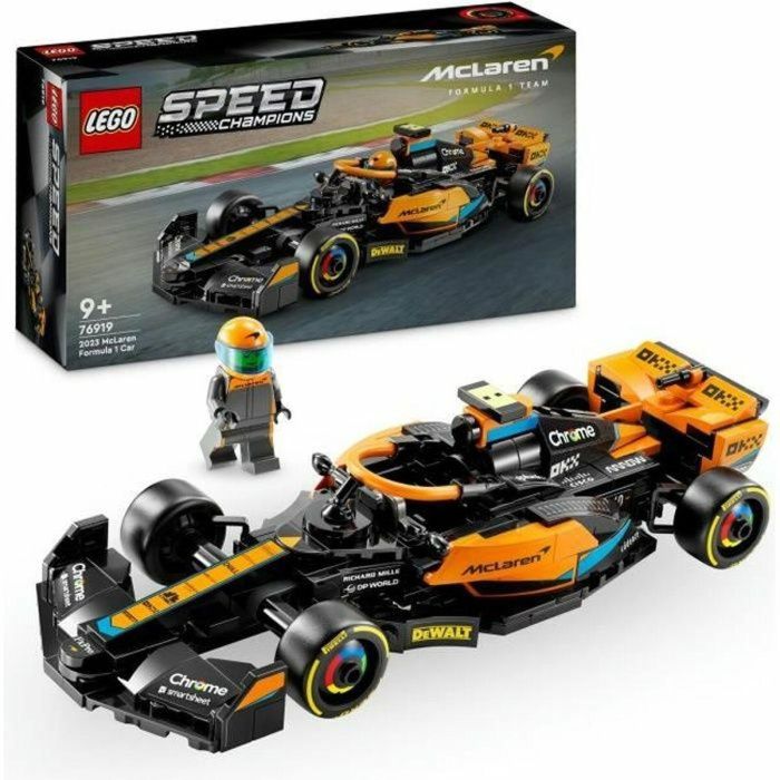 Juego de construccion coche mclaren formula 1 team speed champions