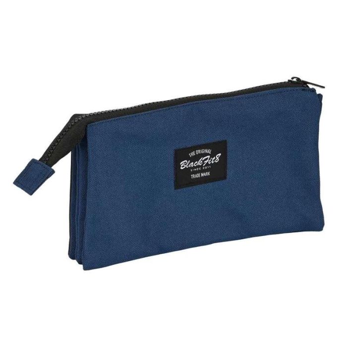 Portatodo Triple BlackFit8 Urban Negro Azul marino (22 x 12 x 3 cm) 1 Portatodo Triple BlackFit8 Urban Negro Azul marino (22 x 12 x 3 cm) 1