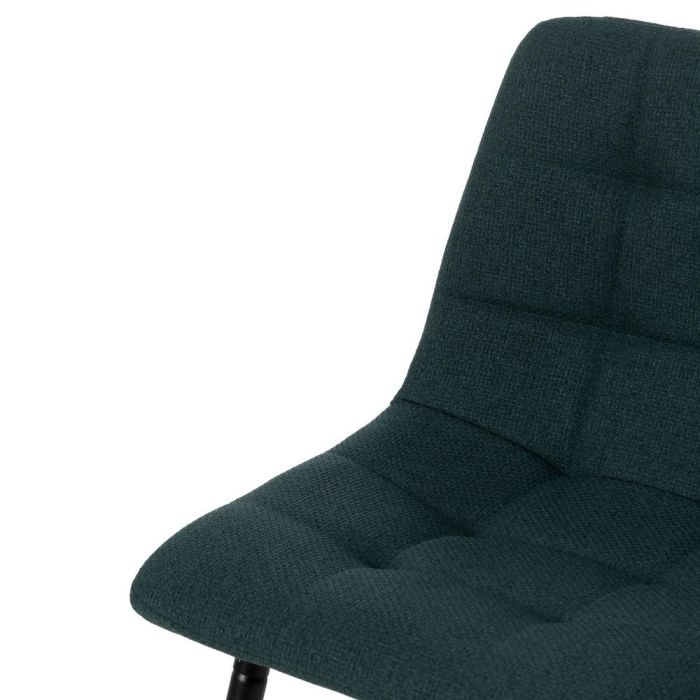 Taburete Verde Tejido-Metal Salón 45 X 55 X 92 cm