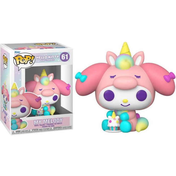 Funko 65751 Funko Pop! Figura Coleccionable My Melody Fiesta Unicornio Sanrio - Personaje Clásico Hello Kitty 1