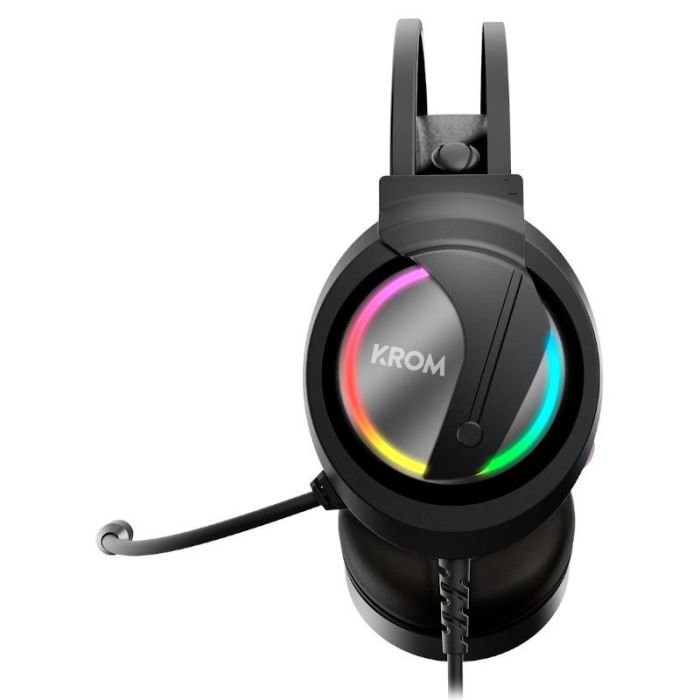 Krom Auriculares Con Micrófono Kappa Gaming RGB, Sonido 50mm, Micrófono Flexible, Ergonómico 1 Krom Auriculares Con Micrófono Kappa Gaming RGB, Sonido 50mm, Micrófono Flexible, Ergonómico 1