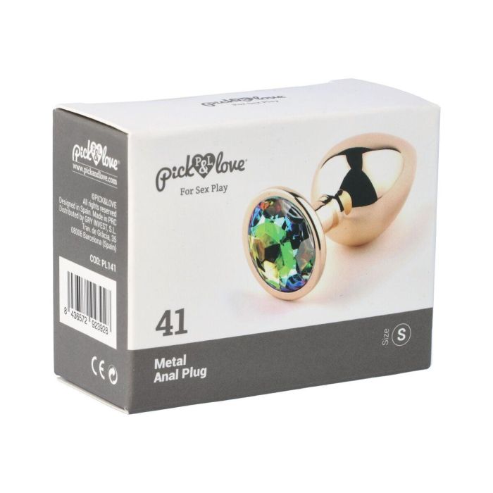 Plug Anal Pick&Love Nº 41 Dorado (7,6 cm) 3