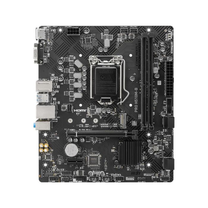 MSI PRO H510M-B Placa Base micro ATX Intel H470 LGA 1200 DDR4 para procesadores Intel 10ª Gen 1 MSI PRO H510M-B Placa Base micro ATX Intel H470 LGA 1200 DDR4 para procesadores Intel 10ª Gen 1