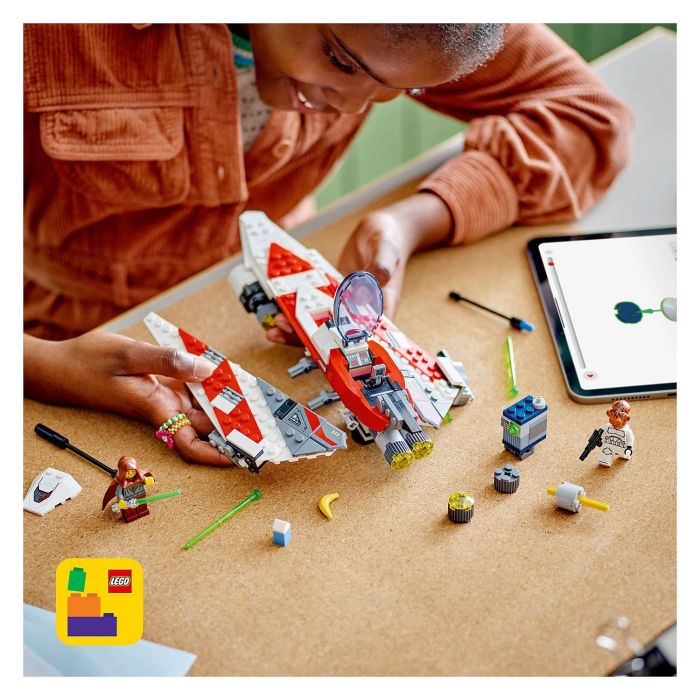 LEGO Star Wars 75388 Caza Estelar Jedi Bob con 2 Minifiguras y Droide Servo