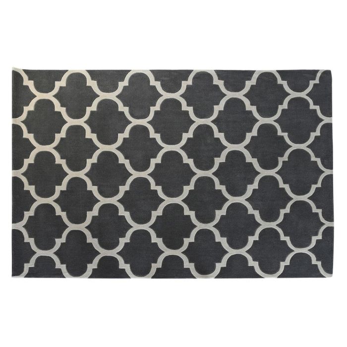 Alfombra Arabe DKD Home Decor Gris Crema 230 x 2 x 160 cm Alfombra Arabe DKD Home Decor Gris Crema 230 x 2 x 160 cm