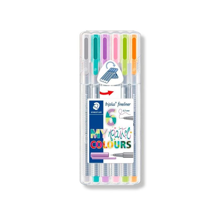 Rotulador Staedtler Triplus Fineliner My Pastel Estuche De 6 Unidades Colores Surtidos 1