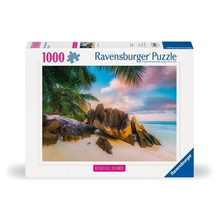 Ravensburger 12000154 Puzzle de 1000 piezas Las Seychelles, Vista Paradisíaca, Alta Calidad para Adultos y Niños +14 Años 1 Ravensburger 12000154 Puzzle de 1000 piezas Las Seychelles, Vista Paradisíaca, Alta Calidad para Adultos y Niños +14 Años 1