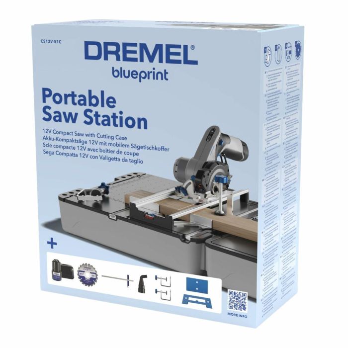 Dremel AAAXK80262 Estación de sierra CS12V-S1C con sierra compacta de 12 V, batería de 2 Ah y cargador, accesorios 1 Dremel AAAXK80262 Estación de sierra CS12V-S1C con sierra compacta de 12 V, batería de 2 Ah y cargador, accesorios 1