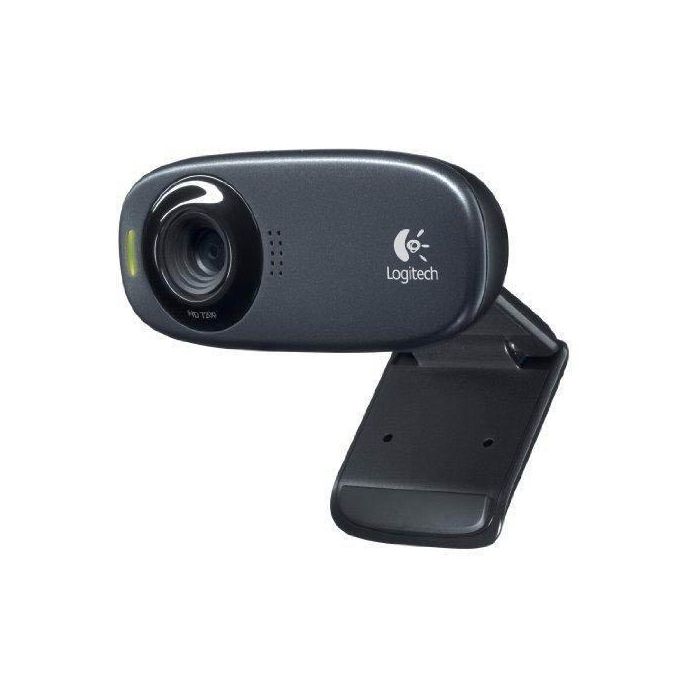 Logitech C310 Webcam HD para Videollamadas 720p Panorámicas, con Reducción de Ruido y Corrección Automática de Luz