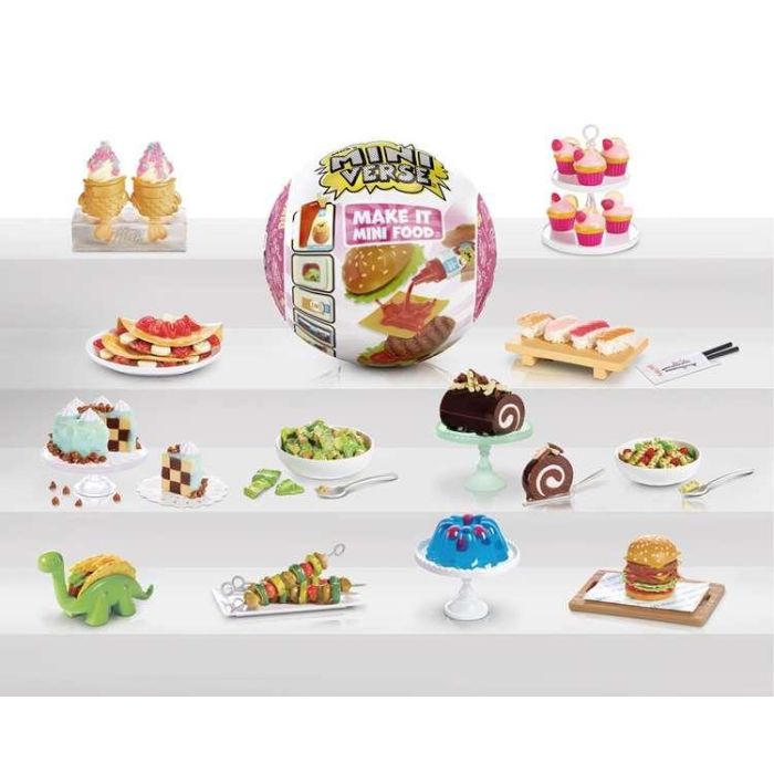 Bola sorpresa miniverse - make it mini foods: cena. completa la coleccion y crea nuevas recetas. 9 cm - modelos surtidos 6 Bola sorpresa miniverse - make it mini foods: cena. completa la coleccion y crea nuevas recetas. 9 cm - modelos surtidos 6