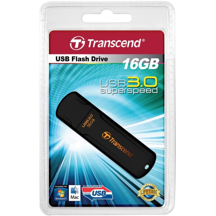 Transcend JetFlash 700 Stick USB 3.0 de 16 GB Negro 4
