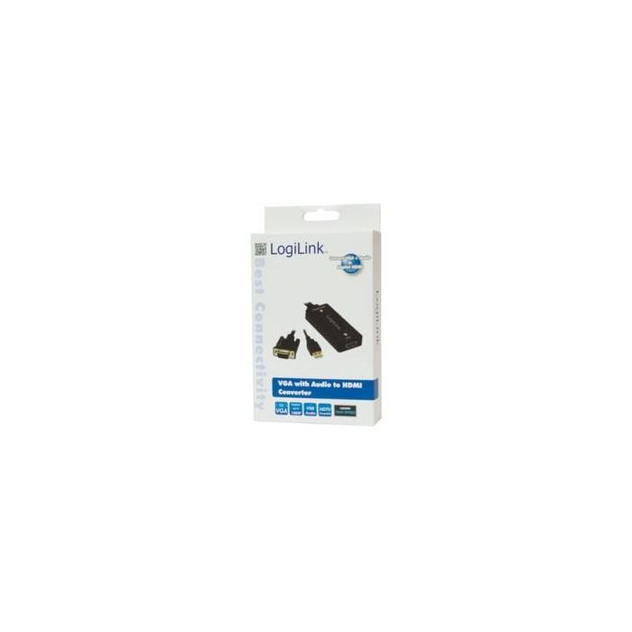 Logilink Konverter VGA m. Audio zu HDMI konform m.High Spee 1