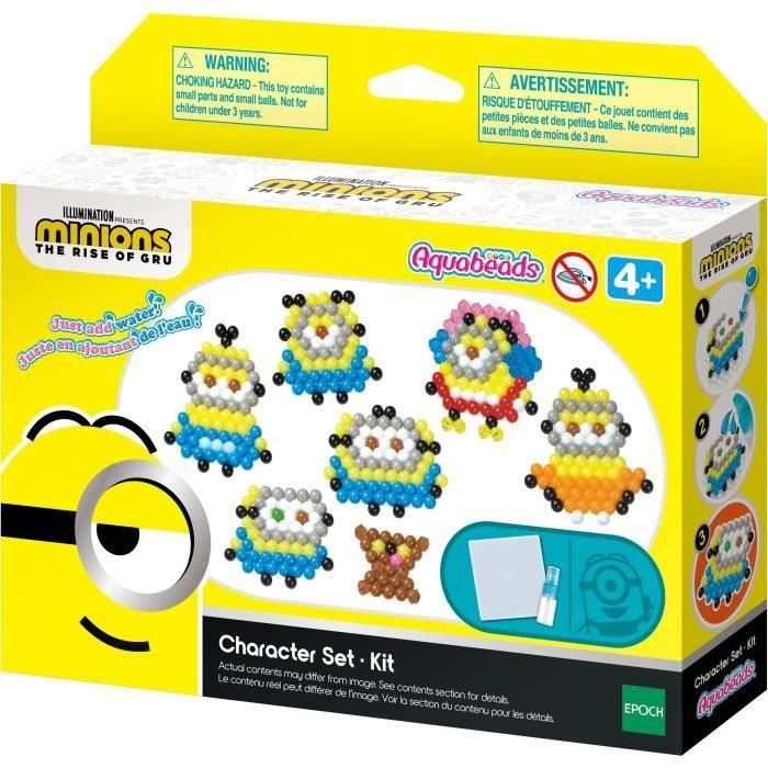 El kit Minions 2: Once Upon A Time Gru - Aquabeads - 31605 - Pearls pegadas con agua 4 El kit Minions 2: Once Upon A Time Gru - Aquabeads - 31605 - Pearls pegadas con agua 4