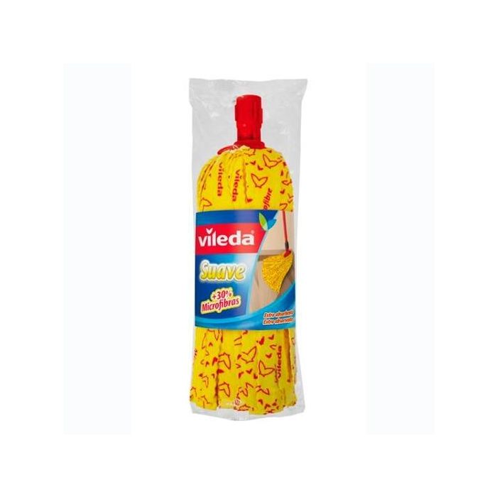 Vileda Recambio Fregona Suave Universal Amarilla Vileda Recambio Fregona Suave Universal Amarilla