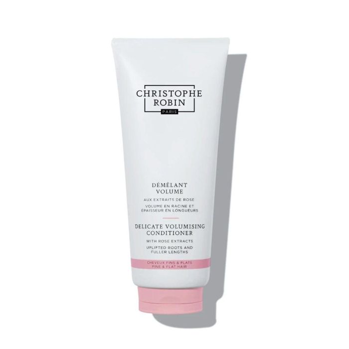 Christophe Robin Acondicionador Volumizador DELICATE VOLUMISING con Extractos de Rosa 200 ml - Cabello Fino o Lacio, Suave y con Volumen