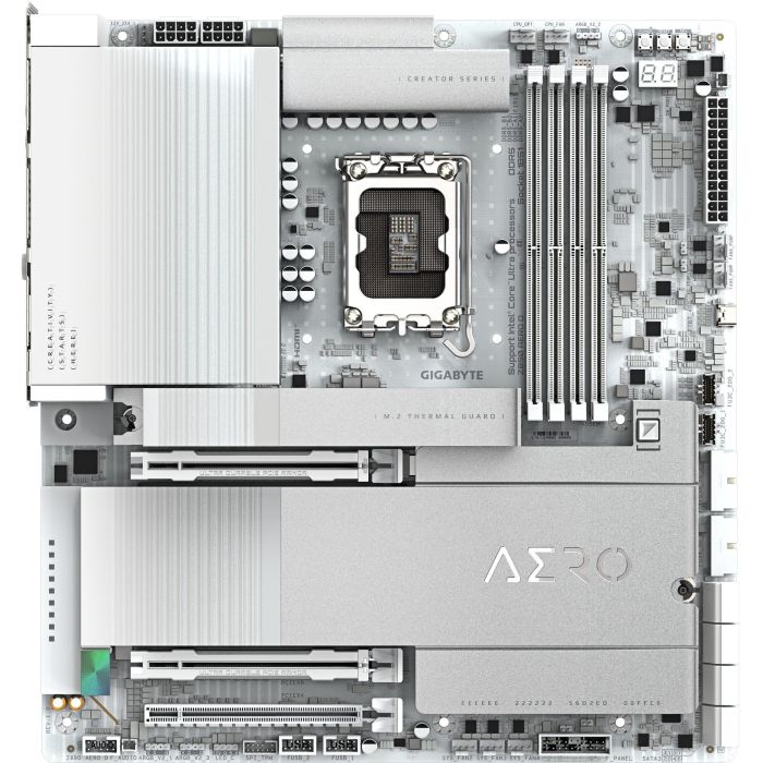 Gigabyte Z890 AERO D Placa Base - Intel Core Ultra (Serie 2), DDR5 hasta 9500MHz, Wi-Fi 7, Thunderbolt 5, PCIe 5.0 M.2, 9AZ89AOD-00-10 1