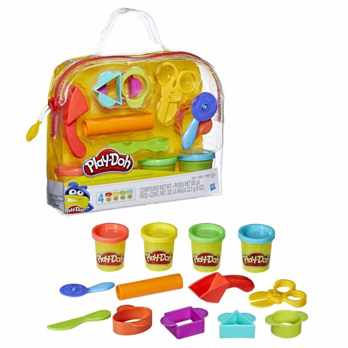 Hasbro HASB11695L0 Play-Doh Mi Primer Kit con 4 botes de plastilina para niños de 3 años en adelante 2 Hasbro HASB11695L0 Play-Doh Mi Primer Kit con 4 botes de plastilina para niños de 3 años en adelante 2
