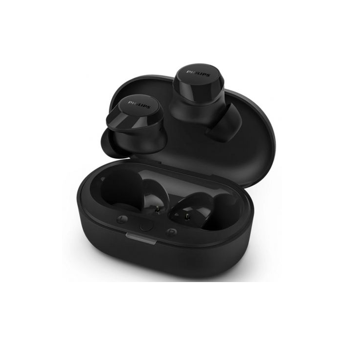 Auriculares Bluetooth Philips TAT1209 con estuche de carga/ Autonomía 6h/ Negros 3