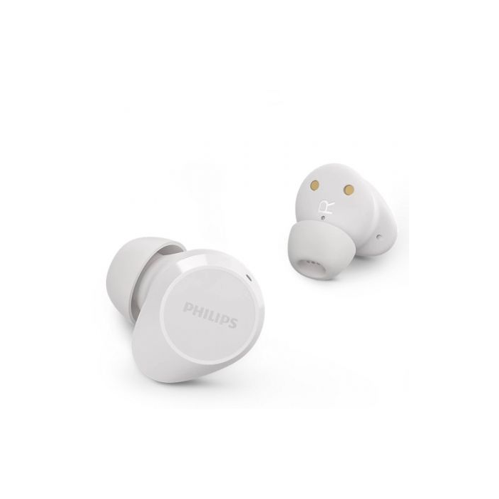 Auriculares Bluetooth Philips TAT1209 con estuche de carga/ Autonomía 6h/ Blancos 1