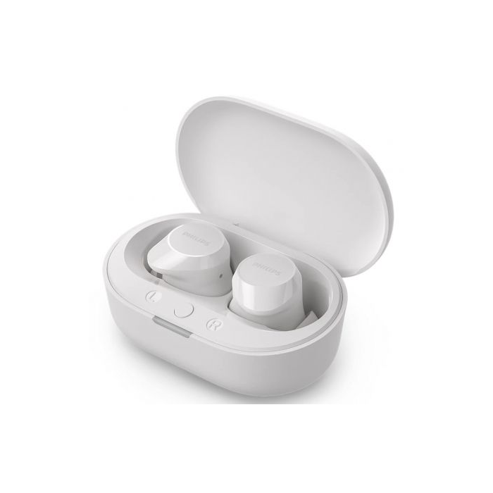 Auriculares Bluetooth Philips TAT1209 con estuche de carga/ Autonomía 6h/ Blancos 2