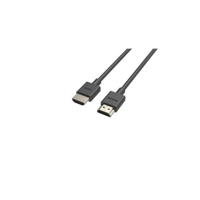 Cable HDMI 4K Philips SWV5702/ HDMI Macho - HDMI Macho/ 2m/ Certificado/ Negro