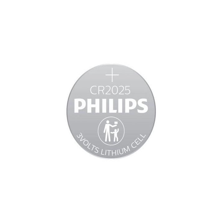 Pack de 4 Pilas de Botón Philips CR2025 Lithium/ 3V 1
