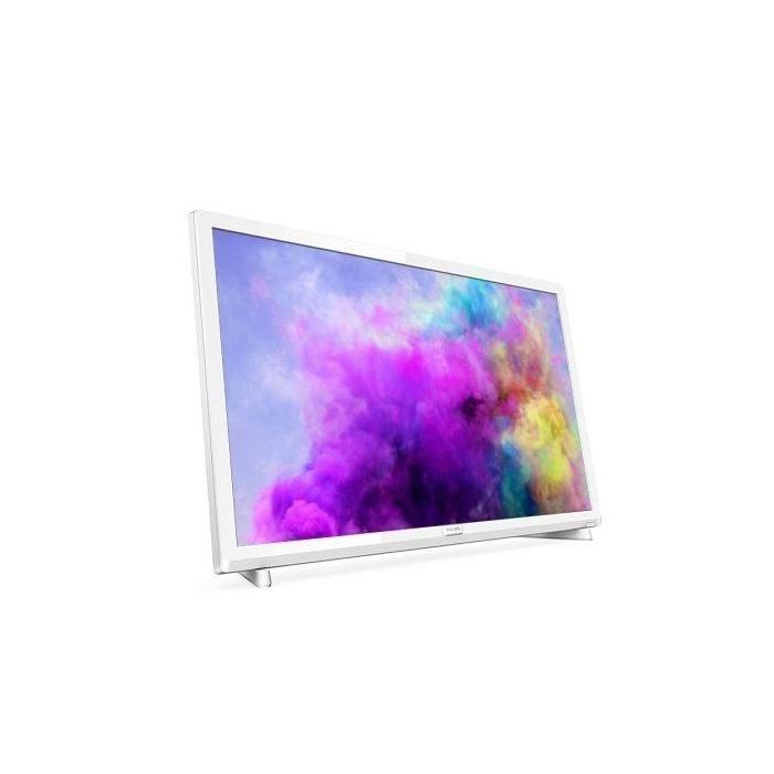 TV LED ULTRAPLANO PHILIPS 24PFS5603 - 24"/60CM FHD 1920X1080 - PIXEL PLUS HD - ALTAVOCES 6W - 2XHDMI - USB - COLOR BLANCO BRILLANTE 1