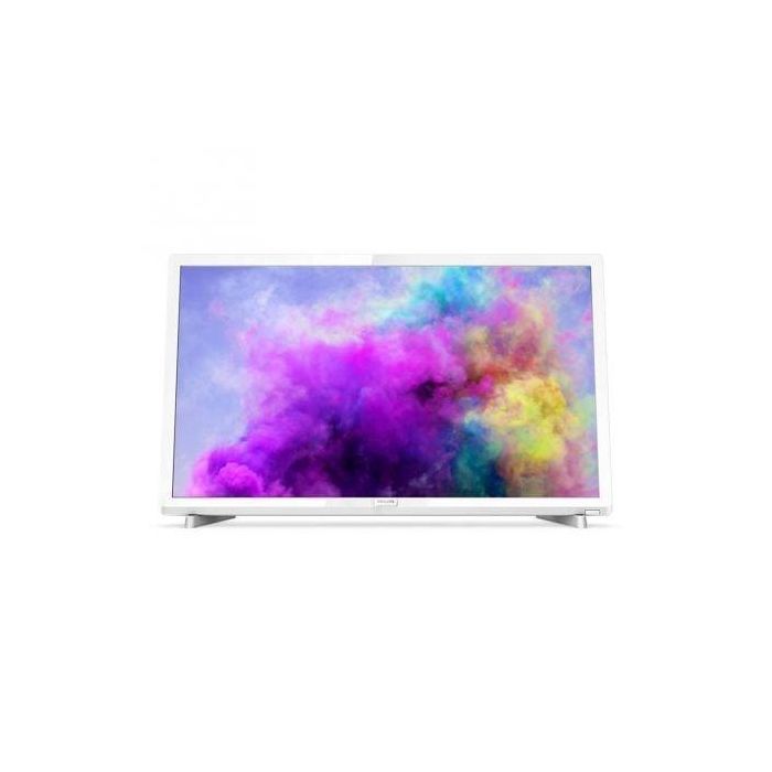 TV LED ULTRAPLANO PHILIPS 24PFS5603 - 24"/60CM FHD 1920X1080 - PIXEL PLUS HD - ALTAVOCES 6W - 2XHDMI - USB - COLOR BLANCO BRILLANTE