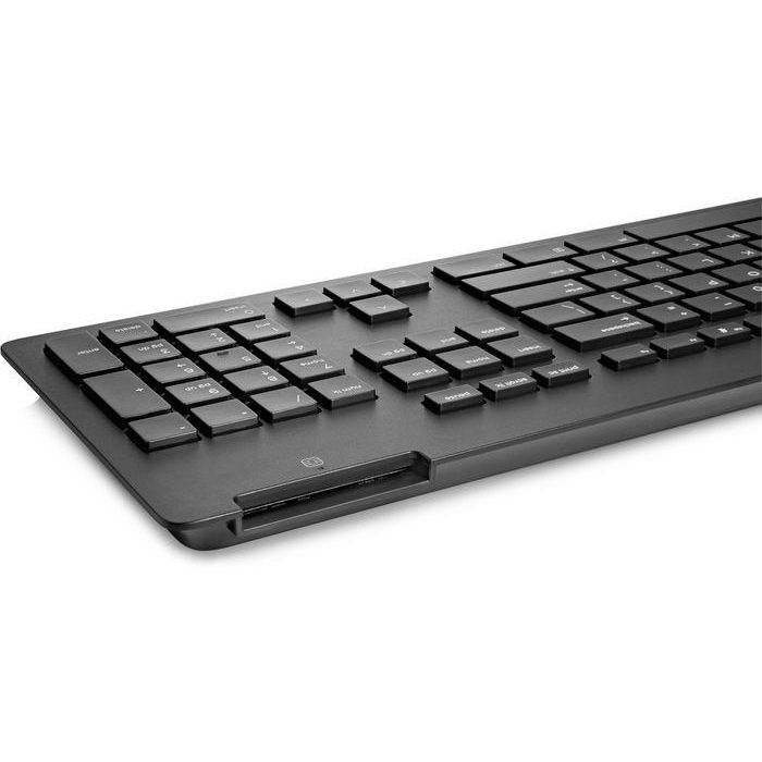 HP USB Slim Business Smart Card Keyboard - EU 1 HP USB Slim Business Smart Card Keyboard - EU 1