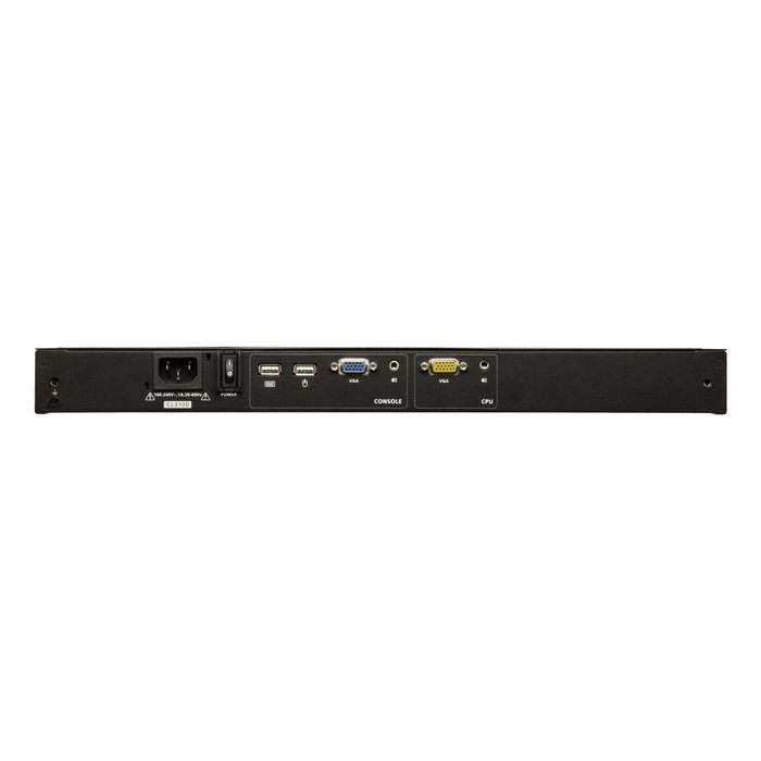 Aten CL3100 Consola KVM LCD Single Rail Ultra Corta 18.5" Widescreen USB VGA para Racks Poco Profundos 1