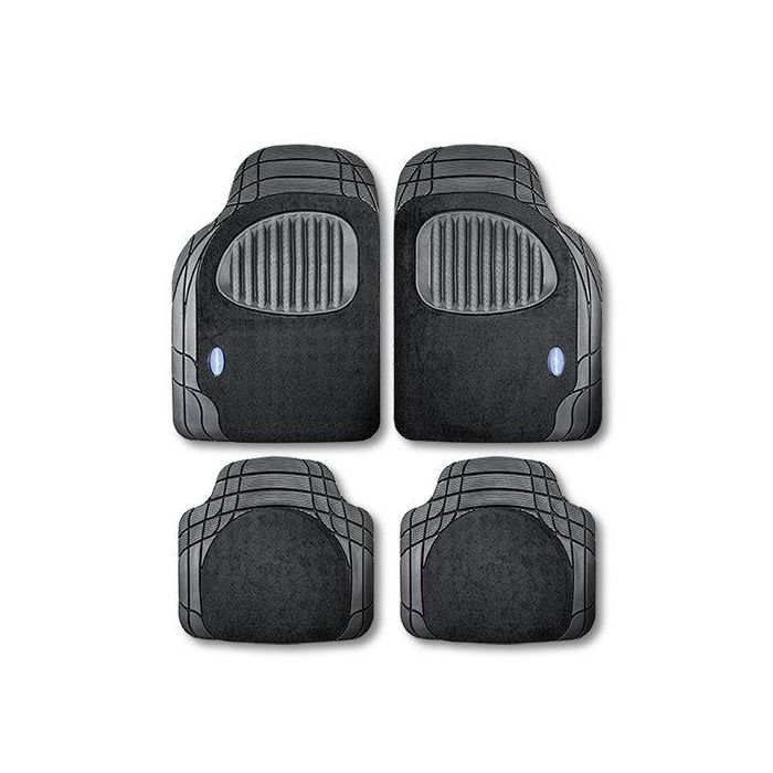 Goodyear Cs4 GOD9024 Alfombra Goma Moqueta Negra Compatible Mercedes Clase E W211/S211 2002-2009 Alta Resistencia Antideslizante 1
