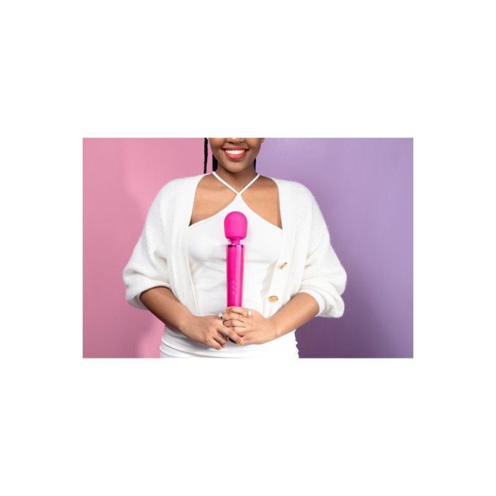 Varita Masajeadora Recargable Le Wand Magenta Rosa 6 Varita Masajeadora Recargable Le Wand Magenta Rosa 6