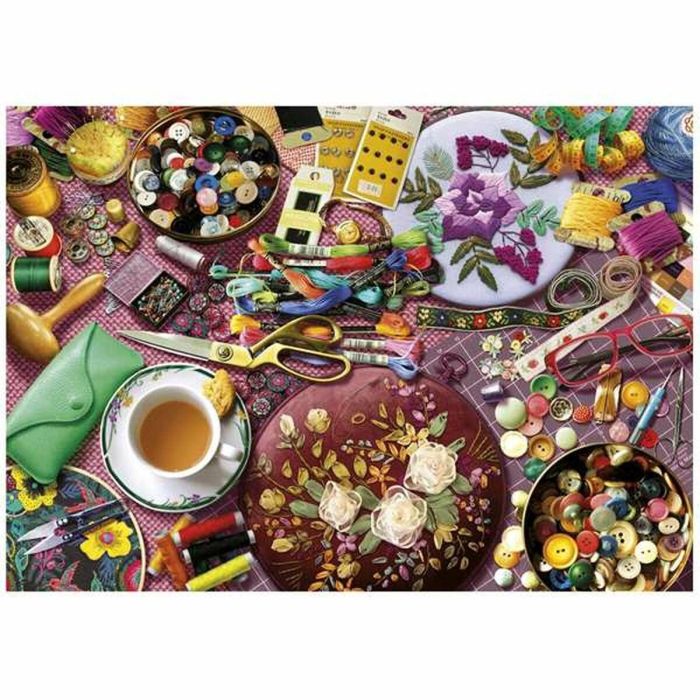 Puzzle 2000 piezas la mesa de costura 1 Puzzle 2000 piezas la mesa de costura 1