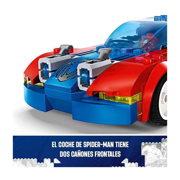 Juego de construccion coche de carreras de spider-man y duende verde venomizado lego marvel 8 Juego de construccion coche de carreras de spider-man y duende verde venomizado lego marvel 8