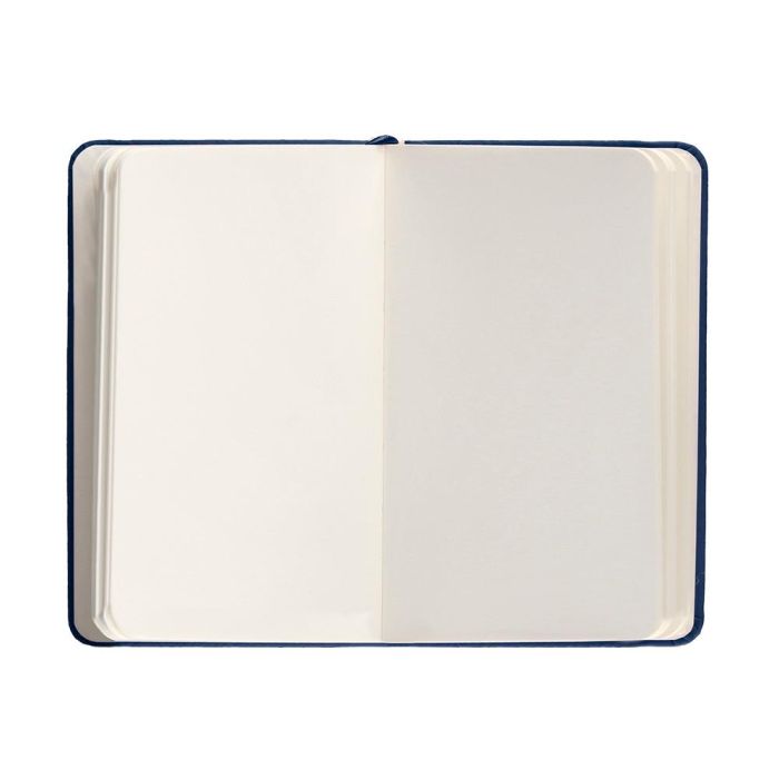 Cuaderno Con Gomilla Antartik Notes Tapa Dura A6 Hojas Lisas Azul Marino 100 Hojas 80 gr Fsc 7