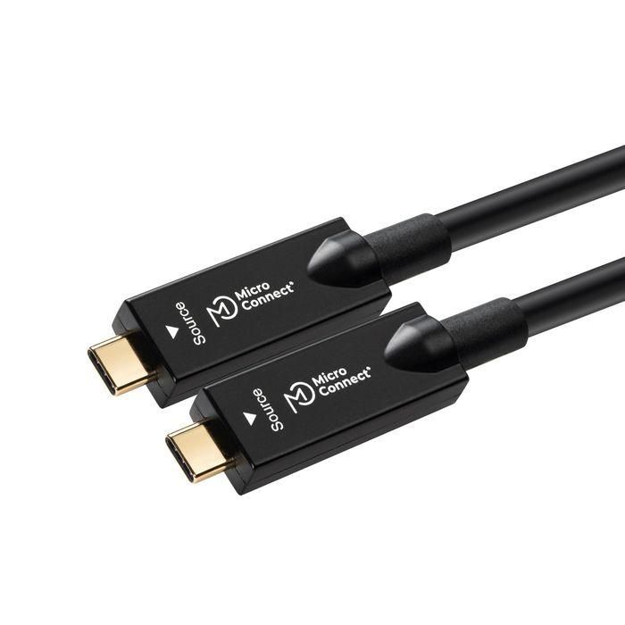 MicroConnect Cable Fibra Óptica USB-C 3.2 Gen 2, 10m, 60W, 10Gbps, 4K60Hz, Tipo C-C, Híbrido Activo 0 MicroConnect Cable Fibra Óptica USB-C 3.2 Gen 2, 10m, 60W, 10Gbps, 4K60Hz, Tipo C-C, Híbrido Activo 0