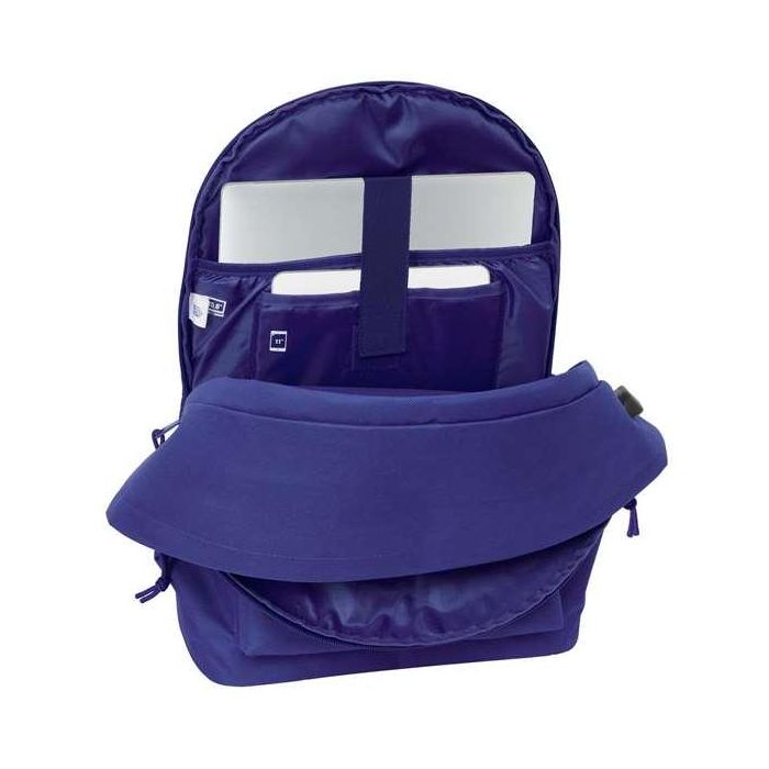 Safta Mochila Doble Portatil 15,6" + USB Teen Dark Blue 31x44x18 cm 4