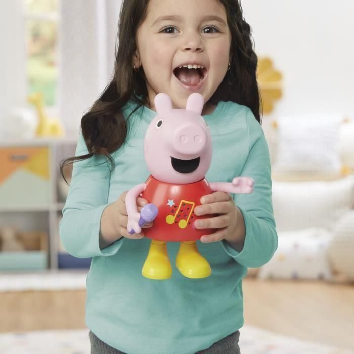 Juguete musical parlante y cantor de Peppa Pig con más de 50 sonidos, frases y canciones, juguetes preescolares para niñas y niños 3