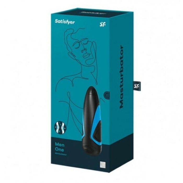 Masturbador Satisfyer SF-EE73-636-0817 Negro Silicona 24,5 cm