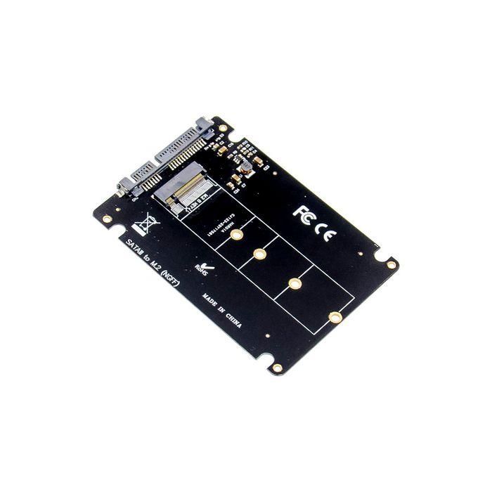 MicroConnect Adaptador SSD SATA a M.2 B 2.5 pulgadas, soporta 2230, 2242, 2260, 2280 para PC y portátil 1 MicroConnect Adaptador SSD SATA a M.2 B 2.5 pulgadas, soporta 2230, 2242, 2260, 2280 para PC y portátil 1