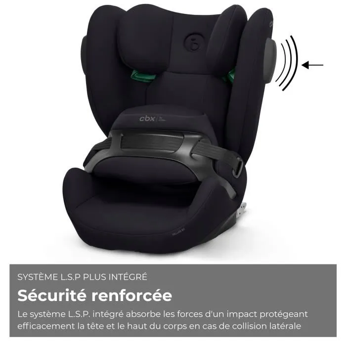 Cybex Silla de coche Pallas B3 i-Size Pure Black Grupo 1/2/3 Reclinable Negro CBX4063846431991 2