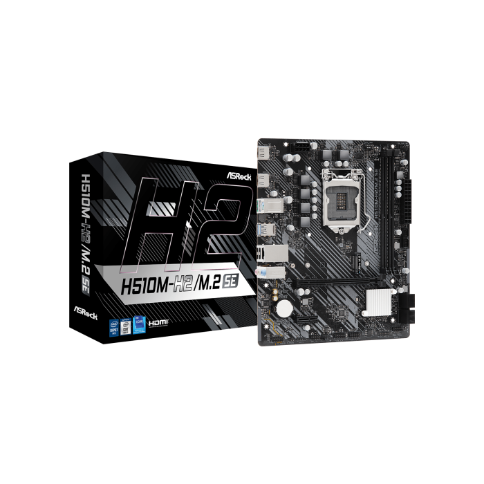 Asrock H510M-H2/M.2 SE Intel H470 LGA 1200 (Socket H5) micro ATX