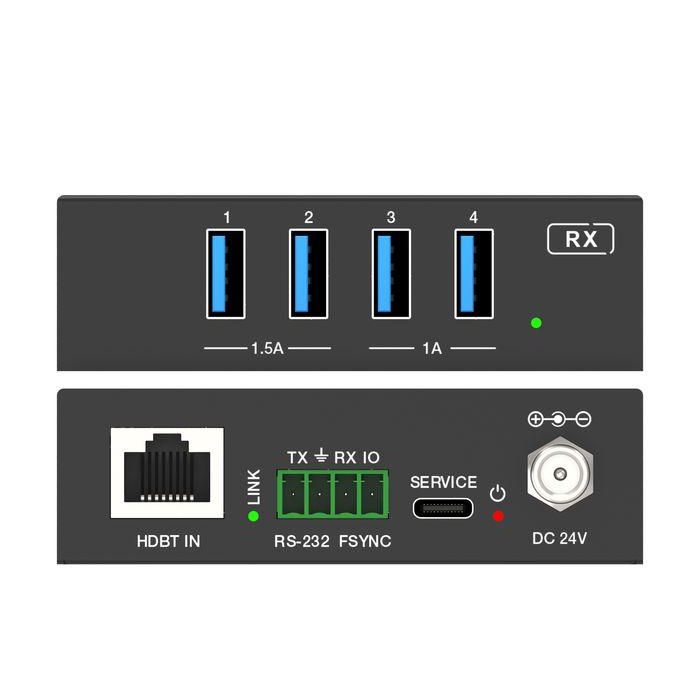 Vivolink USB 3.2 Port Extender Kit 100m (4-Port) 4 Vivolink USB 3.2 Port Extender Kit 100m (4-Port) 4