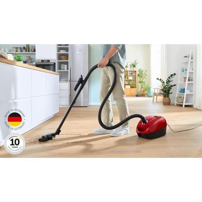 Bosch GL38 - Aspiradora con bolsa - 600 W - 79 dB - (H) EPA - 10m - 4 L Bolsa - Variador de potencia 5