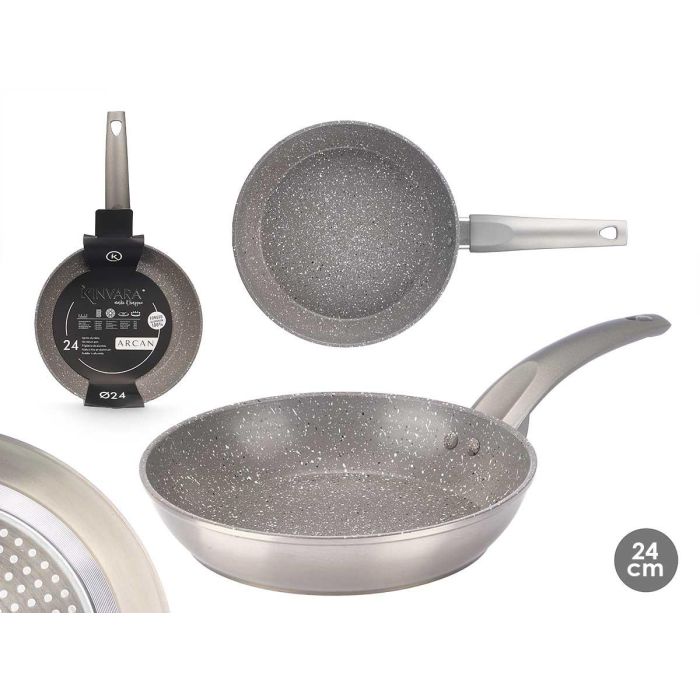 Sartén Inducción Antiadherente Kinvara Alumi Forjado 24 cm - 3 Capas (6 Unidades) Sartén Inducción Antiadherente Kinvara Alumi Forjado 24 cm - 3 Capas (6 Unidades)
